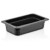 Гастроёмкость 1/4-65 265x162мм h65мм 1.5л чёрная прямоугольная без крышки пластиковая по 24 шт/уп