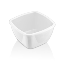 Соусник  50мл 50x50x30мм квадратный белый из поликарбоната по 250 шт/уп