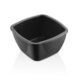 Соусник  50мл 50x50x30мм квадратный чёрный из поликарбоната по 250 шт/уп