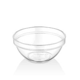 Соусник 225мл d105мм h47мм круглый прозрачный из поликарбоната по 108 шт/уп