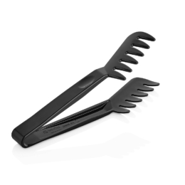 Щипцы кухонные для спагетти 22см чёрные из поликарбоната по 48 шт/уп