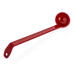 Половник 0,03л l240мм d60мм красный из поликарбоната по 48 шт/уп