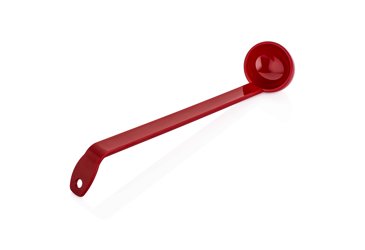 Половник 0,03л l240мм d60мм красный из поликарбоната по 48 шт/уп