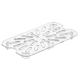 Сливная вставка к GN 1/4 (дренаж) поликарб. прозрачная по 48 шт/уп