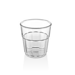 Стакан для напитков «Granity» 250мл d80мм h85мм прозрачный круглый из поликарбоната по 100 шт/уп