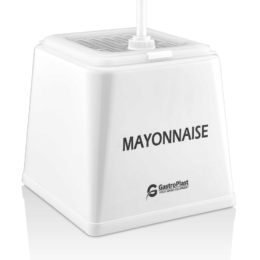 Диспенсер для соуса прямоугольный 225×210мм h225мм 2.5л с дозатором (25 мл) п/п белый /1/