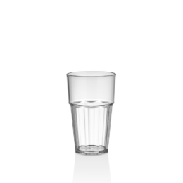 Стакан для напитков «Casablanka» 300мл d75мм h120мм прозрачный  круглый из поликарбоната по 100 шт/уп