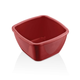 Соусник  50мл 50x50x30мм квадратный красный из поликарбоната по 250 шт/уп