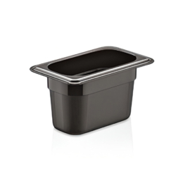 Гастроёмкость 1/9-100 0,75л п/п черная по 54 шт/уп