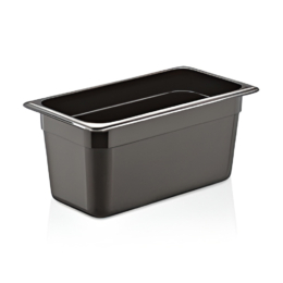 Гастроёмкость 1/4-150 3,5л п/п черная по 24 шт/уп