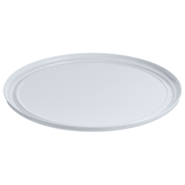 Поднос для подачи d38.5см белый (крышка 76832.76831) круглый из поликарбоната по 24 шт/уп
