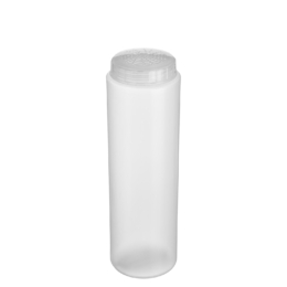 Емкость для сыпучих прод. 1 л. с мелк. отверст. прозрачная по 24 шт/уп