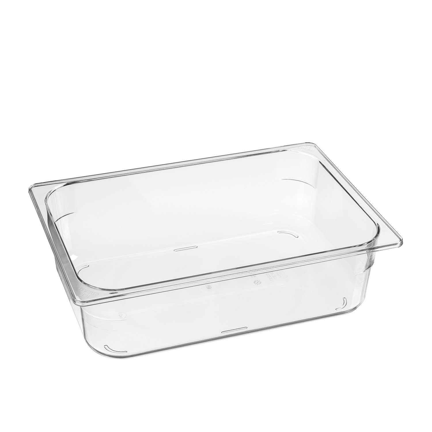 Контейнер для мороженого 7.0л 360x250x102мм прозрачный без крышки из поликарбоната по 12 шт/уп