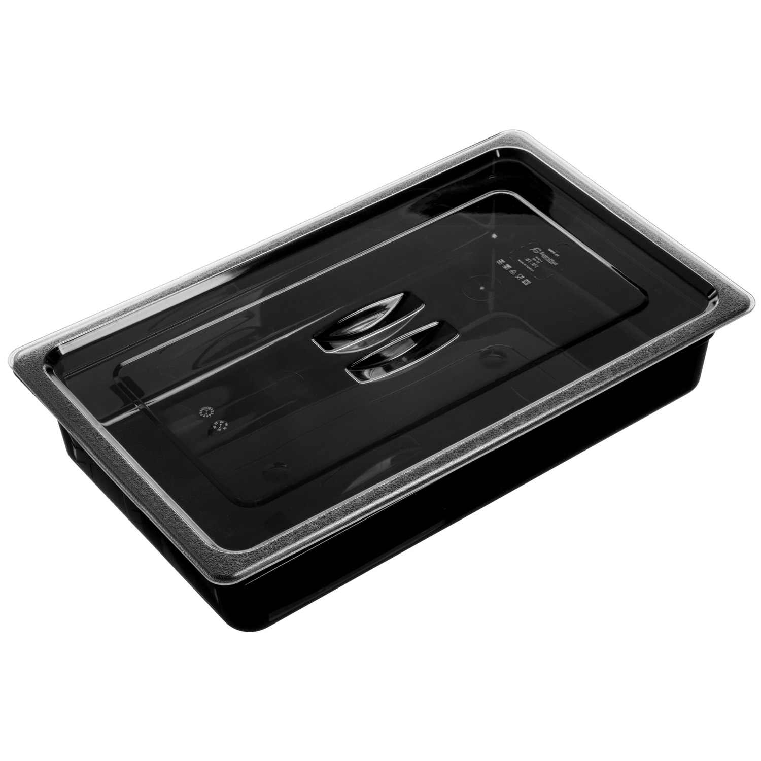 Крышка для гастроёмкости 1/1 нерж прозрачная из поликарбоната по 1 шт/уп12/