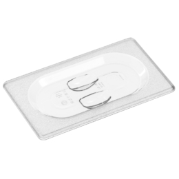 Крышка для гастроёмкости 1/9 нерж прозрачная из поликарбоната по 1 шт/уп48/