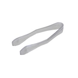 Щипцы кухонные для льда и сахара 12см прозрачные из поликарбоната по 20 шт/уп