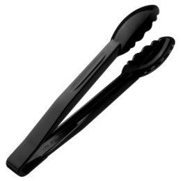 Щипцы кухонные универсальные 24см чёрные из поликарбоната по 20 шт/уп