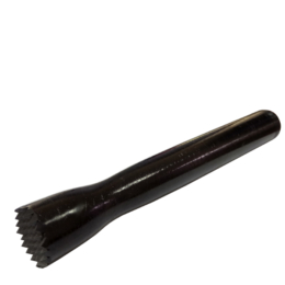 Мадлер кухонный АБС-пластик 21 см. черный, поверхность решетка /1/