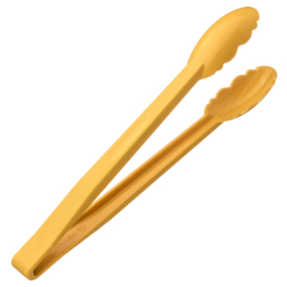 Щипцы кухонные универсальные 30см жёлтые из поликарбоната по 20 шт/уп