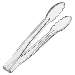 Щипцы кухонные универсальные 24см прозрачные из поликарбоната по 20 шт/уп