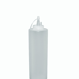 Ёмкость для соуса 250мл d52мм h175мм пластиковая с крышкой прозрачная по 40 шт/уп