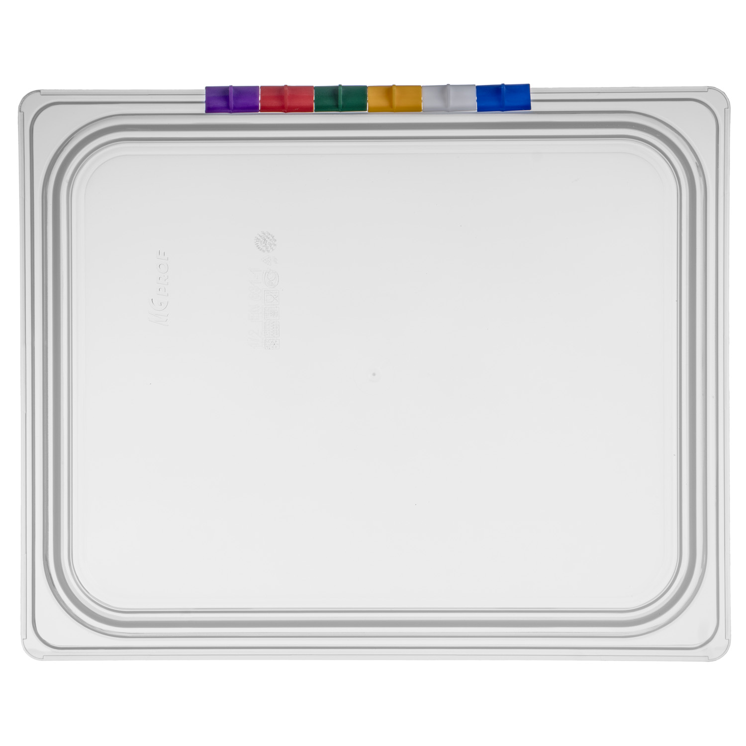 Крышка для гастроёмкости 1/2 пластиковая прозрачная /1/8/