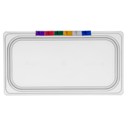 Крышка для гастроёмкости 1/3 пластиковая прозрачная /1/6/