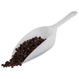 Совок для сыпучих продуктов 110мл 180мм белый пластиковый по 1 шт/уп