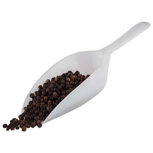 Совок для сыпучих продуктов 110мл 180мм белый пластиковый по 1 шт/уп