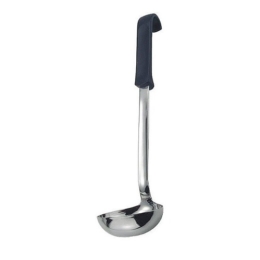 Половник 0,1л L ручки 25см d9см металлический с пластик. ручкой /1/12/