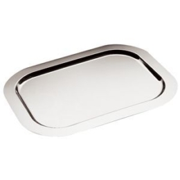 Поднос для подачи 50×38см без крышки прямоугольный металлический по 1 шт/уп