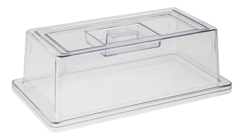 Крышка для гастроёмкости 1/3 h105мм прозрачная из поликарбоната по 1 шт/уп