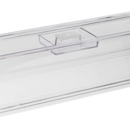 Крышка для гастроёмкости 2/4 h105мм прозрачная из поликарбоната по 1 шт/уп