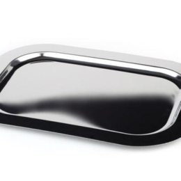 Поднос для подачи 35×24см без крышки прямоугольный металлический по 1 шт/уп