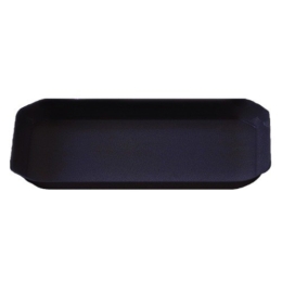 Салатник прямоугольный 5800мл 305×508мм h50мм чёрный из поликарбоната по 1 шт/уп