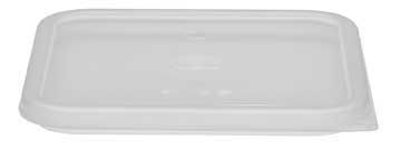 Крышка для контейнера пищ. прямоуг. 225x225x13 мм. прозрачная поликарб. (для 6SFSCW 8SFSCW) по 1 шт/уп6/