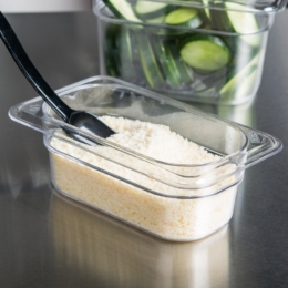 Гастроёмкость 1/9-65 0.6л прозрачная без крышки из поликарбоната по 30 шт/уп