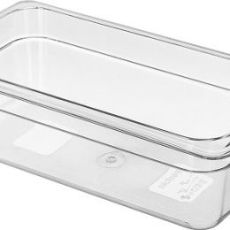 Гастроёмкость 1/3-100 3.8л прозрачная без крышки глубокая из поликарбоната  по 6 шт/уп