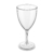 Бокал для вина «Classique» 280мл d80мм h175мм прозрачный из поликарбоната с высокой прозрачной ножкой по 50 шт/уп