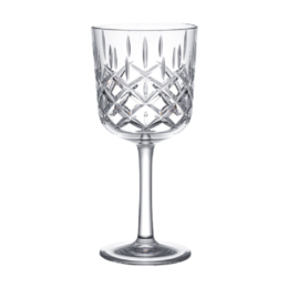 Бокал для вина «Infinityglass» 380мл d88мм h193мм прозрачный из поликарбоната с высокой прозрачной ножкой по 6 шт/уп