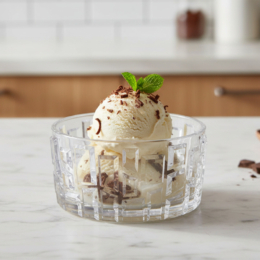 Креманка «Crystal Mosaic» круглая 180мл d90мм h45мм прозрачная из поликарбоната по 100 шт/уп