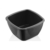 Соусник из поликарбоната 50мл 50x50x30мм квадратный чёрный без крышки маленький по 250 шт/уп