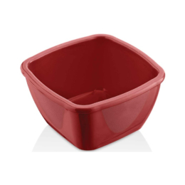 Соусник  50мл 50x50x30мм квадратный красный из поликарбоната маленький по 250 шт/уп