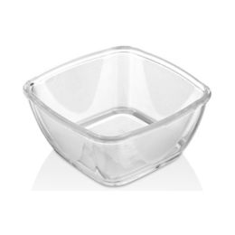 Соусник  50мл 50x50x30мм квадратный прозрачный из поликарбоната маленький по 250 шт/уп