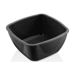 Соусник 100мл 70x70x35мм квадратный чёрный из поликарбоната по 250 шт/уп
