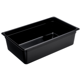 Гастроемкость 1/1-50 19,1л чёрная без крышки глубокая из поликарбоната по 1 шт/уп