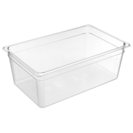 Гастроемкость 1/1-200 26,0л прозрачная без крышки глубокая из поликарбоната по 1 шт/уп