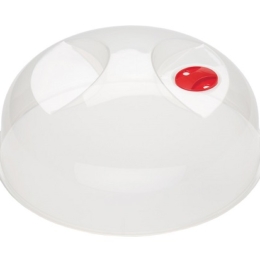 Крышка d=29 см. для СВЧ с паровыпускным клапаном пластиковая /1/22/