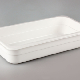 Гастроёмкость 1/3-65 2.4л белая без крышки глубокая пластиковая по 7 шт/уп