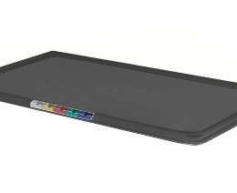 Крышка для гастроёмкости 1/1 пластиковая чёрная /1/5/